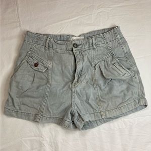 Anthropologie women’s light blue/grey shorts